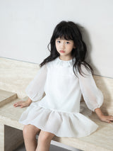 「Mist」White matte cloud dress